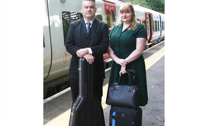 (Left to right) Ben Christie and Rachel Bowen from 'A Man's Best Friend'